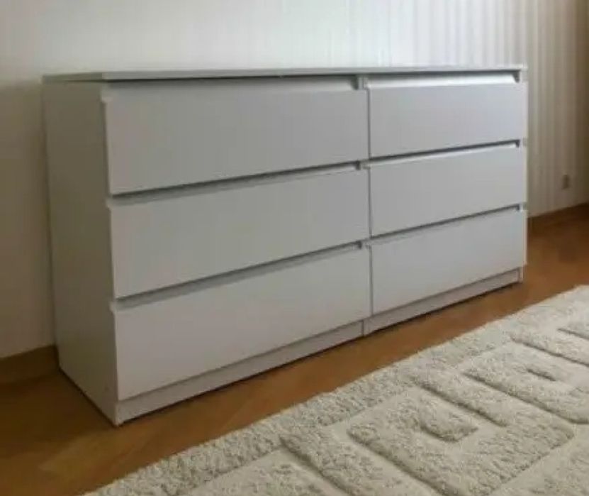 Комод на 6 ящиков :БЕЗ Ручек:длина от 1,20м до 1,50м В НАЛИЧИИ
