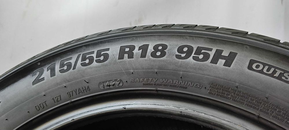 2X 215/55R18 95H Kumho Ecsta HS51 22H1