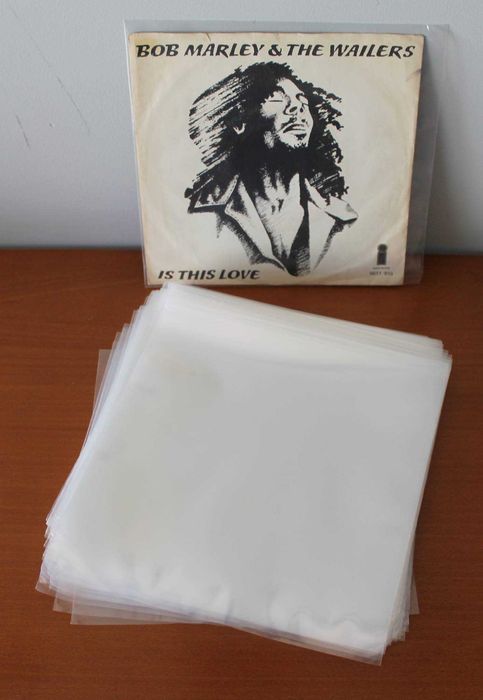Capas / bolsas exteriores para discos de vinil - novas (7 e 12 pol.)