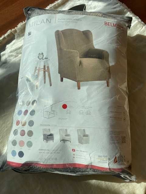 CAPA protectora e decorativa para poltrona / cadeirão / pequeno sofá