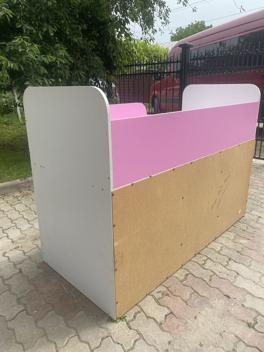 Ліжко дитяче трансформер,зі шафою,шухлядами та столиком.