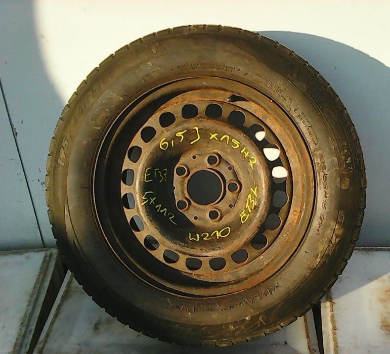 Felga Stalowa Koło Zapas MIchelin ALpin 195 65 R15 ET37 5x112 MERCEDES