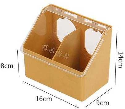 karmidełko dla ptaków 2 komorowe