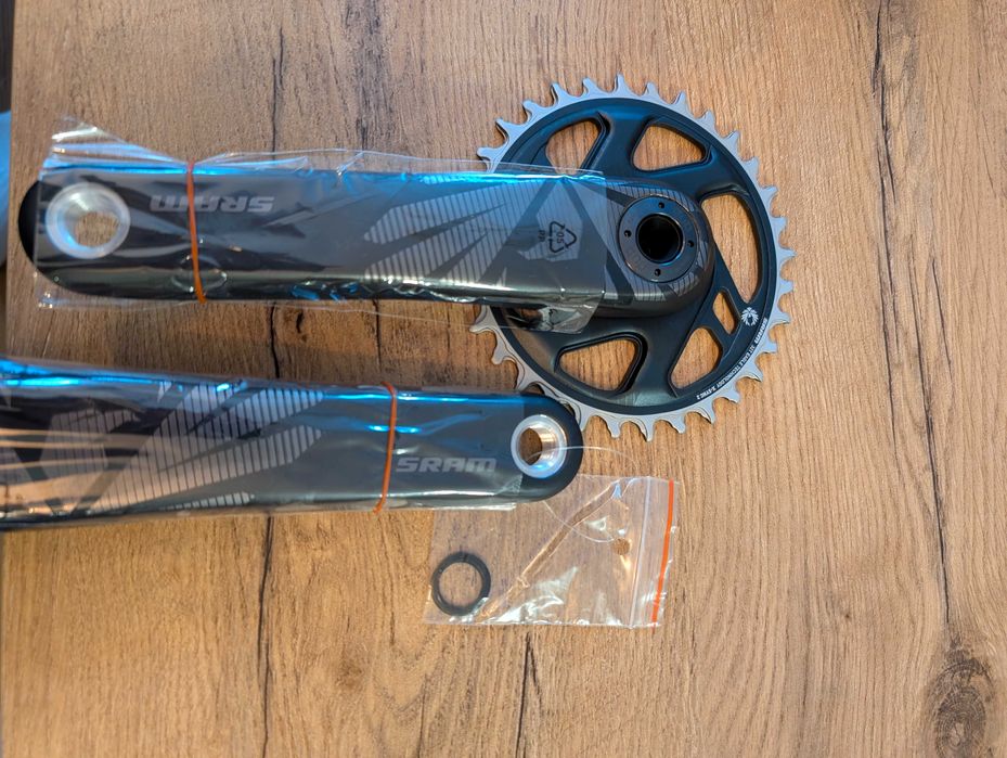 Korba SRAM X1, karbonowa, carbon, DUB, 170mm, 32t