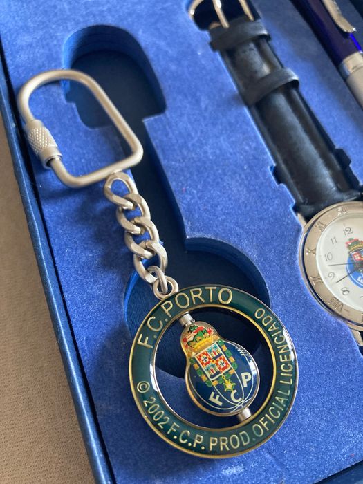 Conjunto de Relógio, Esferográfica e Porta Chaves FC Porto - Oficial