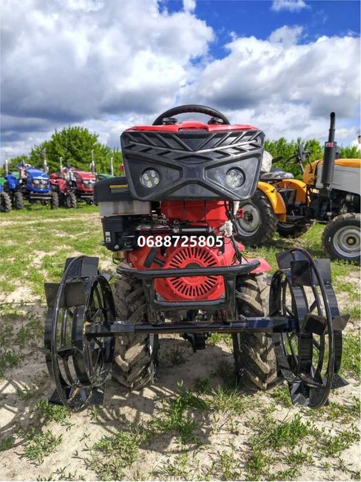 Мінітрактор МТ-192GH PRO(гідравліка) Forte Форте Переломка 4х4 (бензин) повний привід з фрезою та грунтозачепами доставка безкоштовна під самий двір