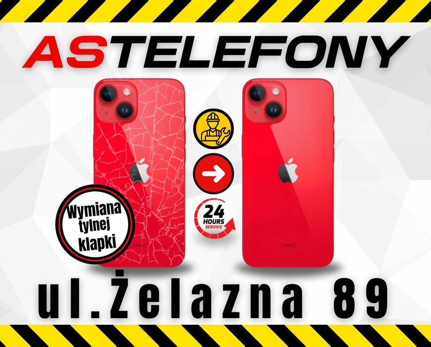 Tylna klapka plecki iPhone 14 / 14 Plus 400zł wymiana w 1 dzień
