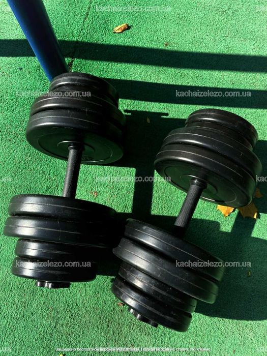 Гантелі бітумні від 8 до 25 кг ТОП