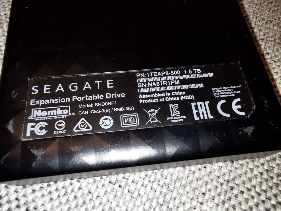 Dysk twardy zewn. SEAGATE 1.5 TB EXPANSION  2.5'  do PS5, PS4