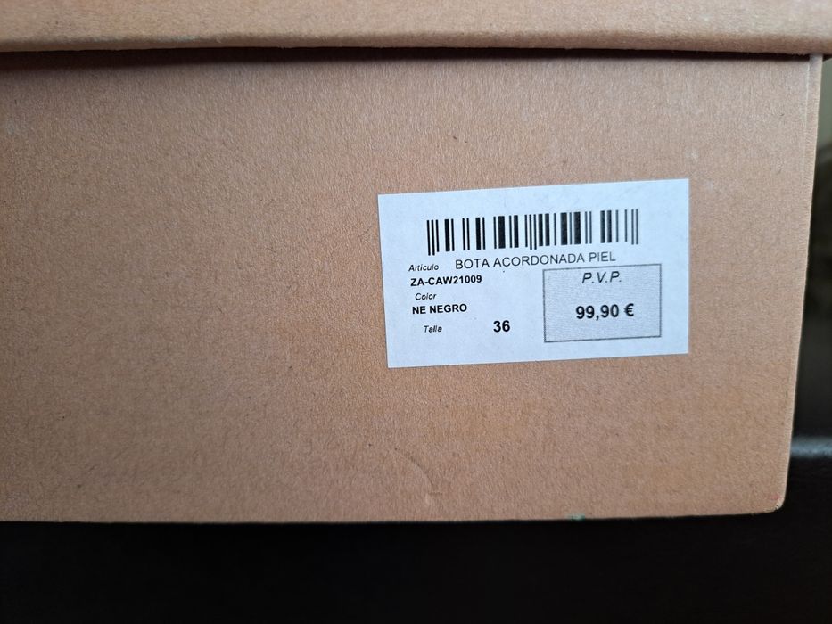 Botas de pele Brownie