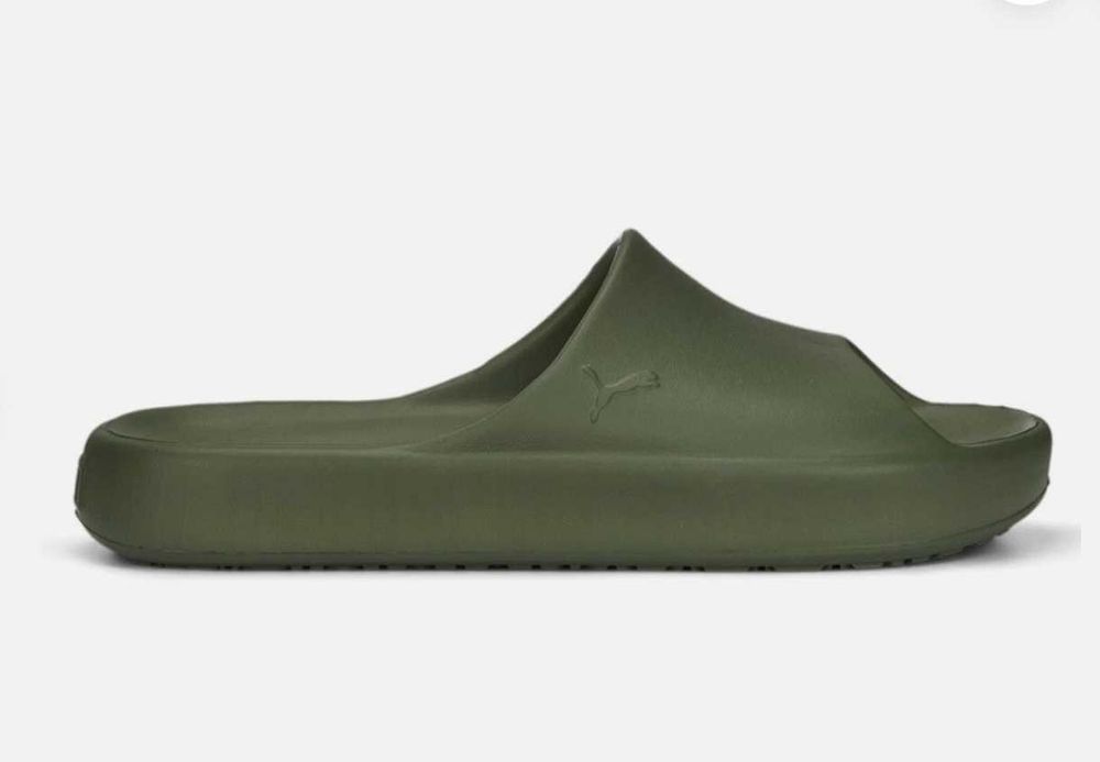 НОВІ PUMA Shibui Cat Slide 10 43 28 ОРИГІНАЛ Mens Green Casual Sandals арт.38529609 новые мужские шлепки оригинал зеленые хаки шлепанцы