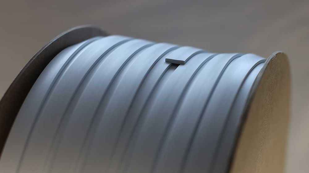 KEDER 14x3 mm PCV BIAŁY do obszywania tekstyliów