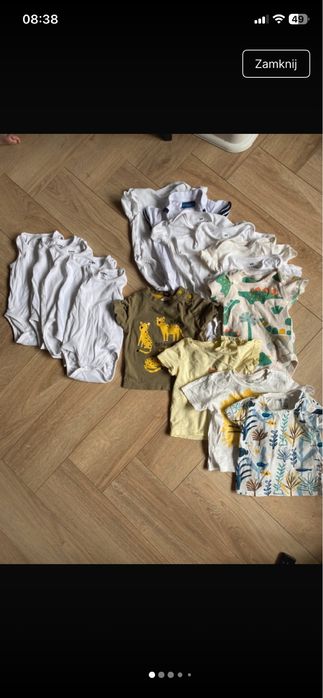 Zestaw tshirty body krotki rekaw