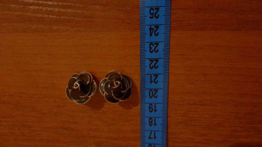 Сережки "Роза" біжутерія