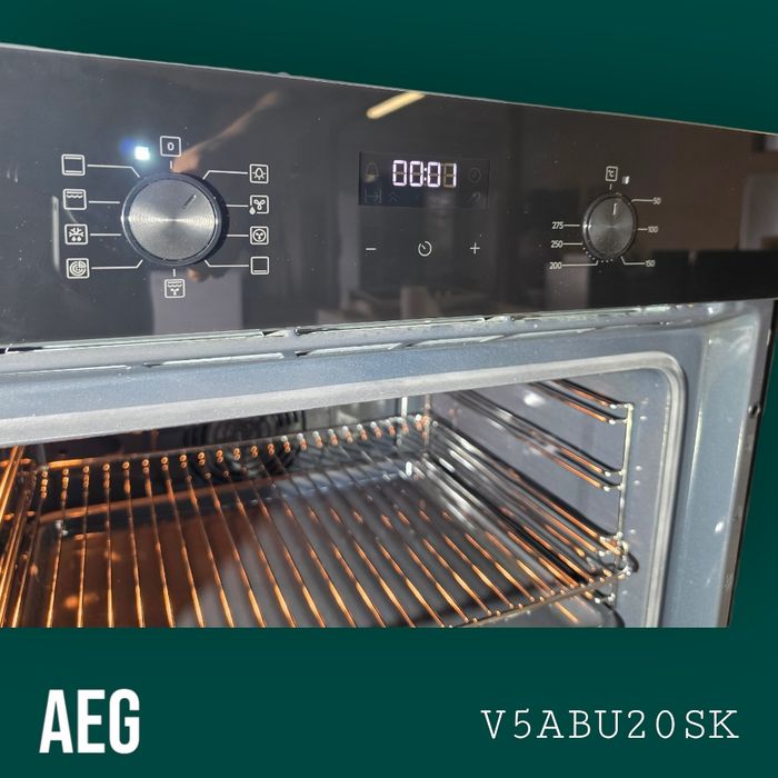 AEG V5ABU20SK – piekarnik do zabudowy 60 cm; SurroundCook; Pizza; AquaClean