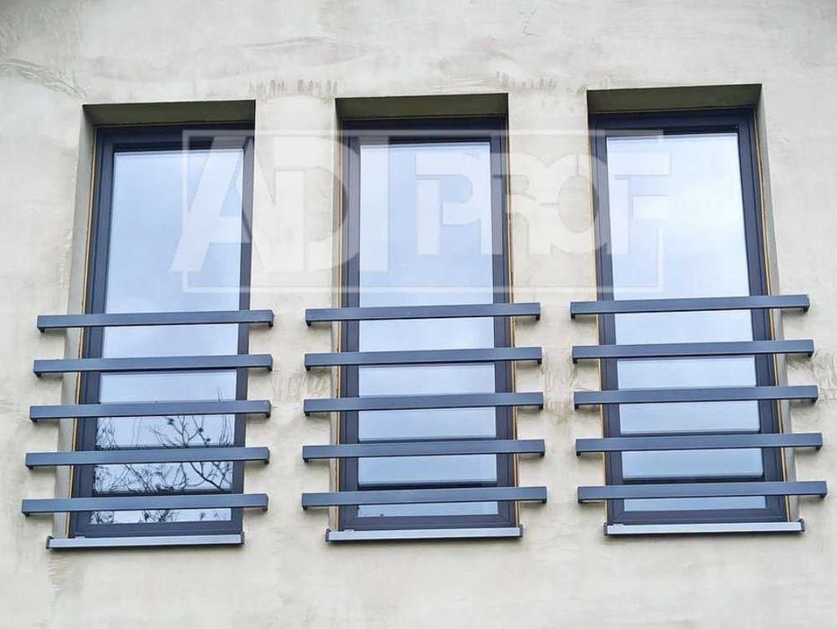 Balkony francuskie Aluminiowe Balustrady  Aluminium