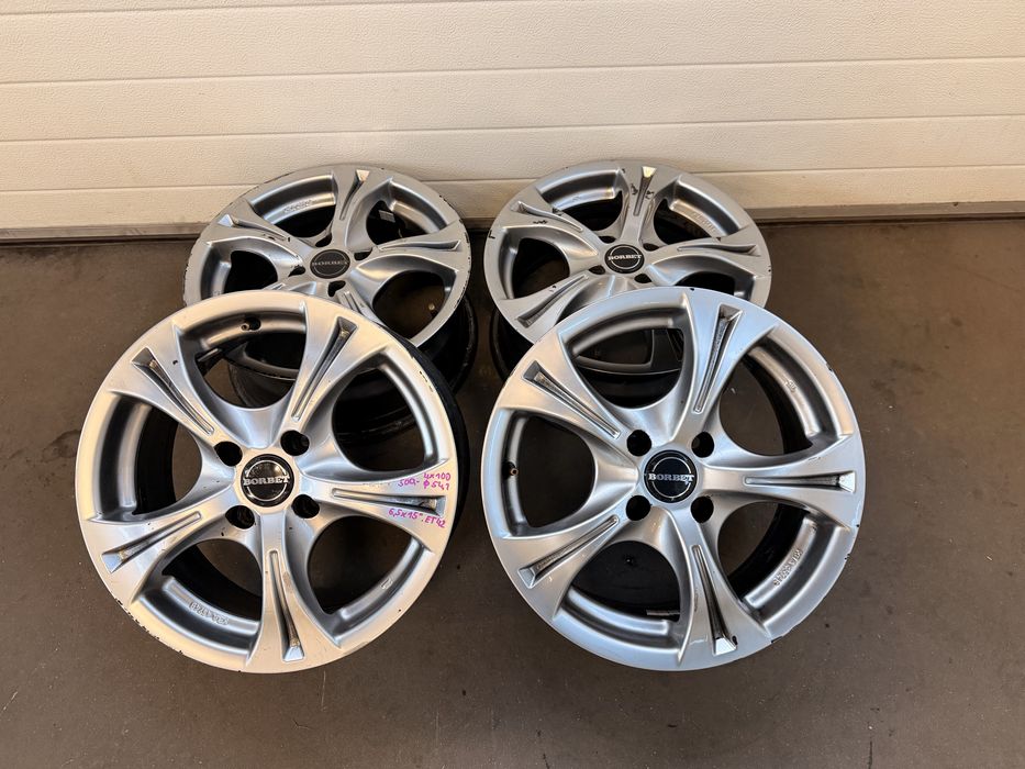 Felgi aluminiowe 15” 4x100 do Honda, Hyundai, Mazda