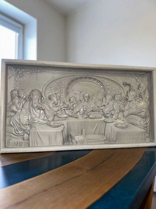 Чудовий подарунок! Ікона Таємна вечеря, Тайна вечеря, панно з дерева