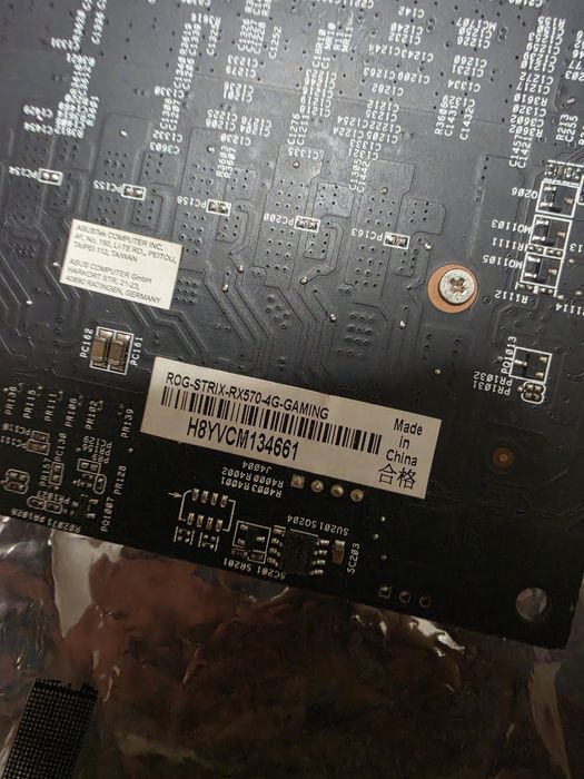 Vendo rog strix  rx 570 4g
