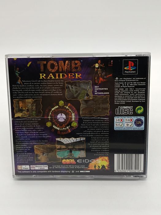 tomb raider (1996) ps1 playstation (psx)