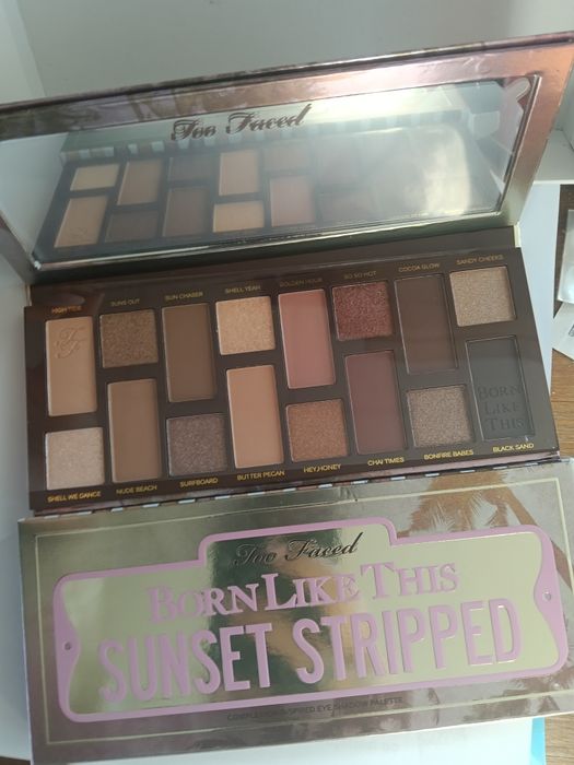 Nowa duza paleta cieni too faced Born like this sunset stripped