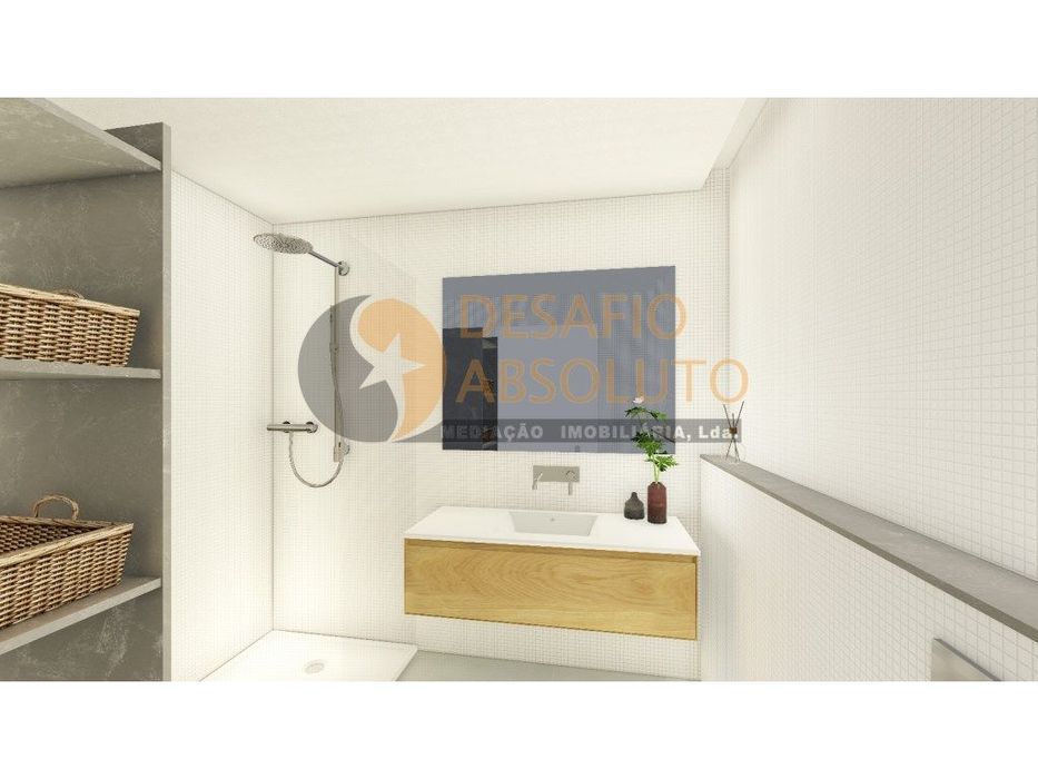 Loja| Apartamento T1, com logradouro 36m2