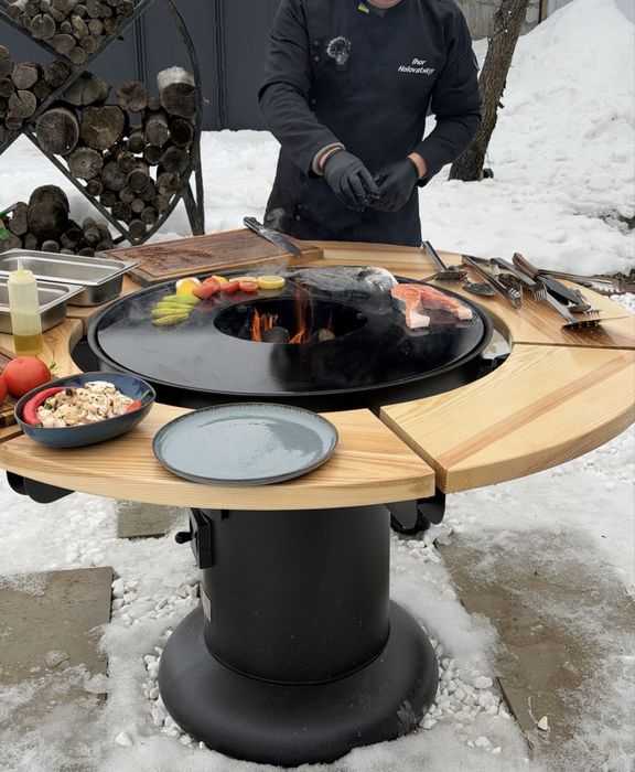 Барбекю стіл для дому та бізнесу! Стіл гриль! Барбекю! Мангал! Вогнище