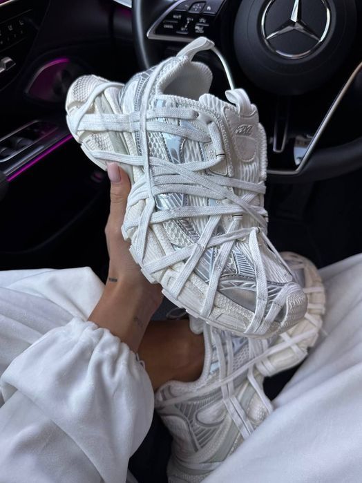 Balenciaga 3XL Extreme Lace White кросівки баленсіага на платформі