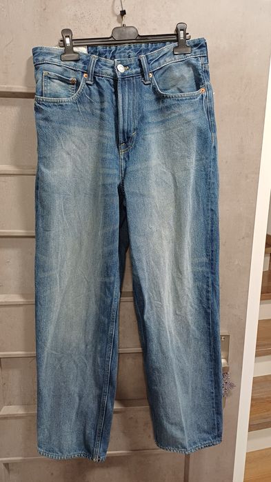 Spodnie jeansowe H&m 29/32 niebieskie