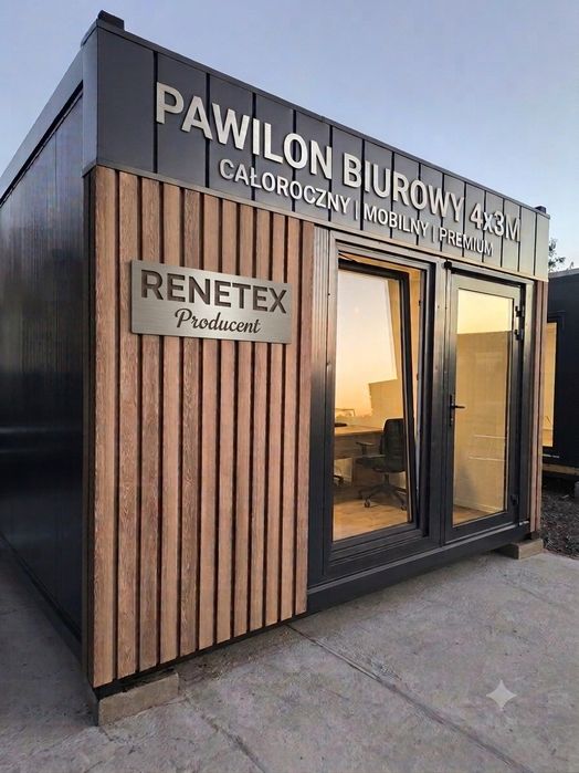 Nowoczesny Pawilon Biurowy  4 x 3