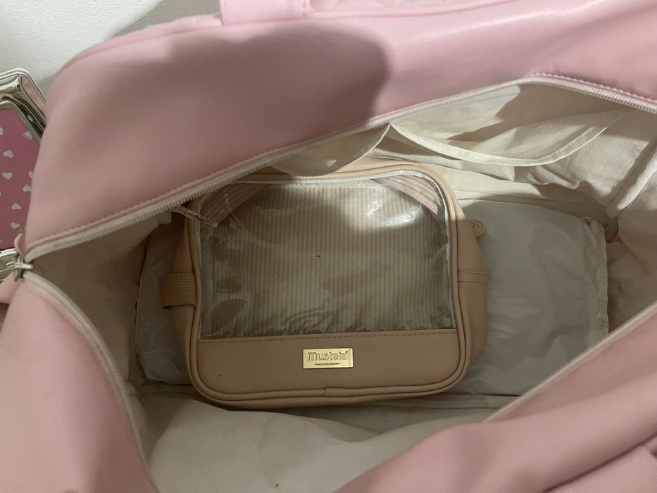 Bolsa de maternidade comprado no comtinente rosa