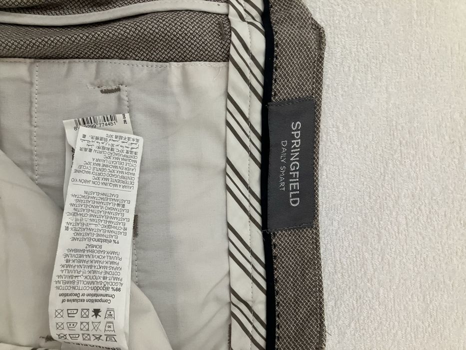 Calças Chinos - Springfield - Slim Fit - #40!
