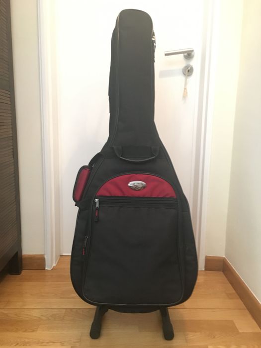 Guitarra clássica+mochila de transporte+suporte+afinador