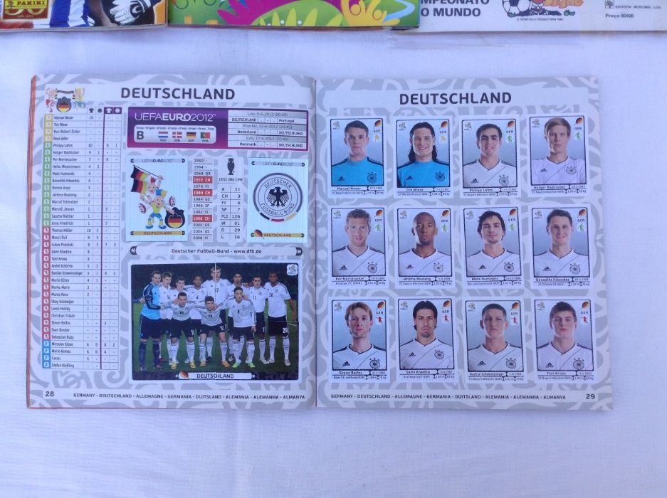Caderneta EURO 2012 UEFA PANINI completa - Futebol + álbum Extra vazio