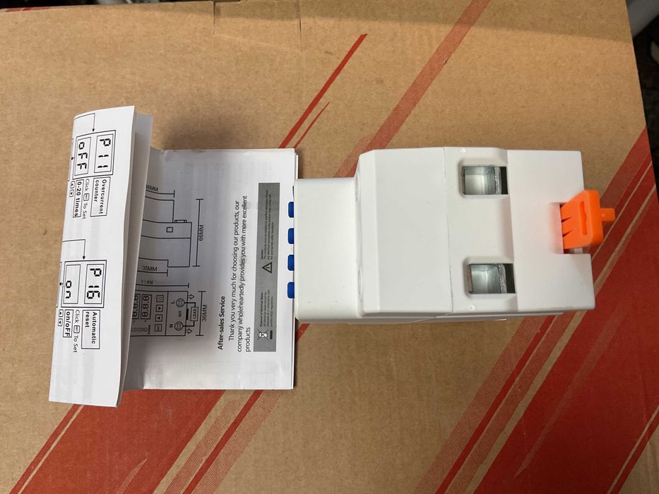 Електронне реле напруги та струму GEYA GPS6-VA5 2P 63A