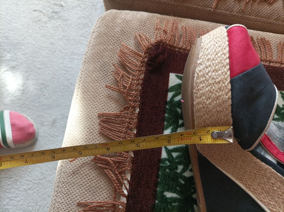 Sandały na koturnie roz 36 dl wk 23cm Tommy Hilfiger