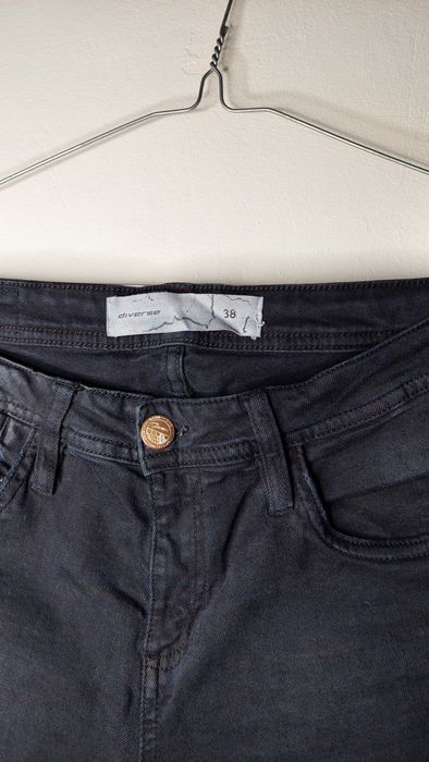 Długie czarne spodnie M/38 JEANS