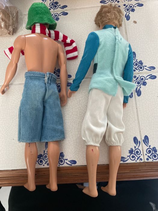 2 kens da barbie de 1968 antigo