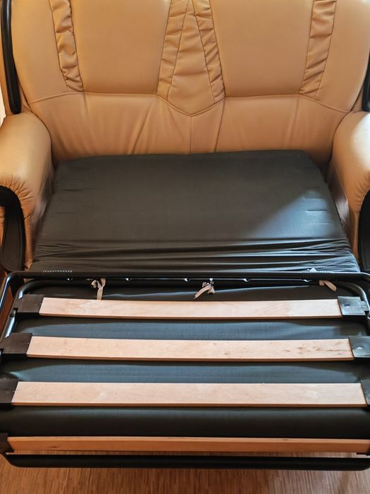 Sofa rozkładana ekoskóra