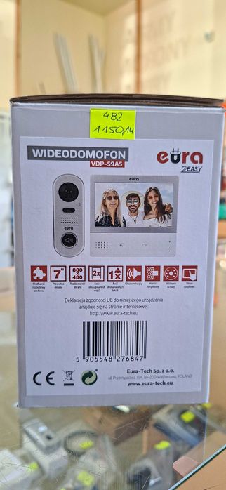 Wideodomofon EURA VDP-59A5