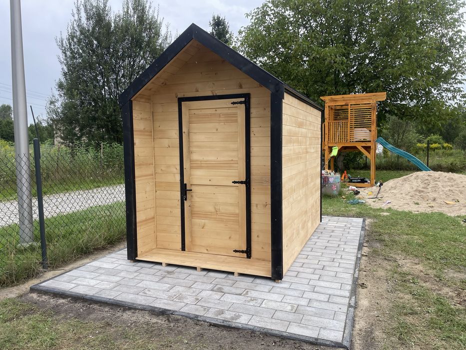 Domek narzedziowy, 3x2, nowoczesna stodoła, domek ogrodowy