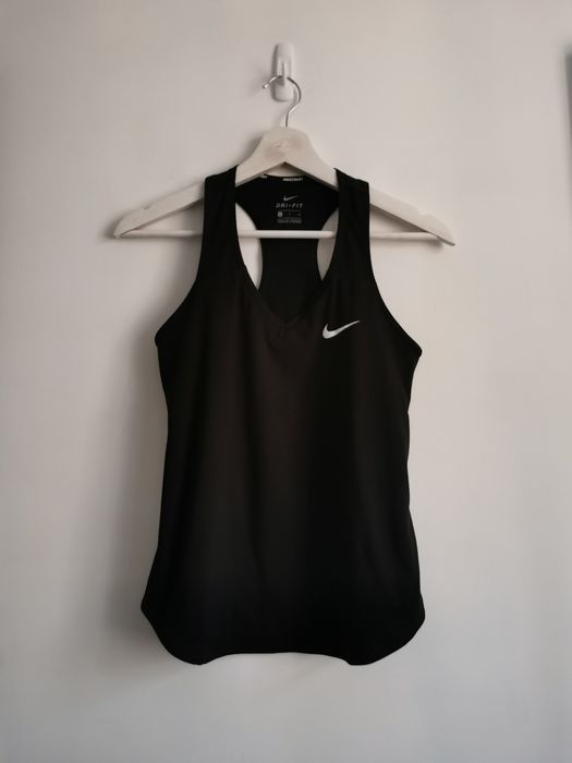 Nike bluzka koszulka sprotowa logowana damska S/M