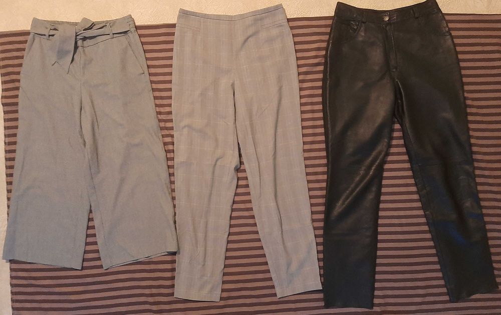 Штани шкіряні легкі брюки бріджи