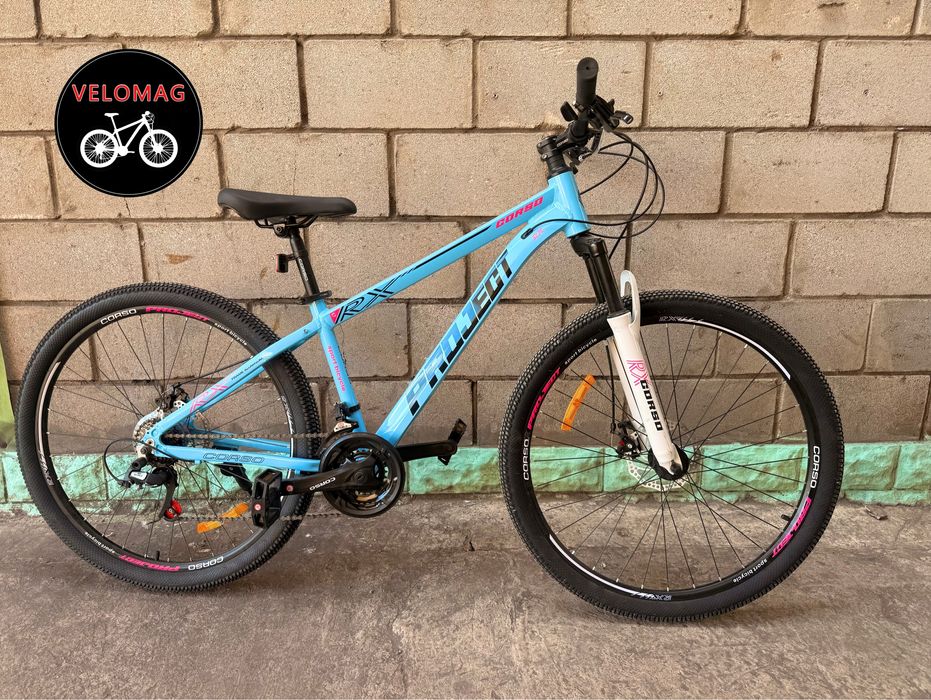 Велосипед Corso Progect Колёса 27.5 Алюминиевая Рама Дисковые Тормоза