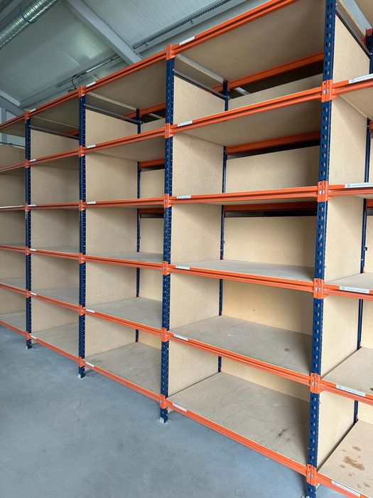 Regał magazynowy półkowy – 6 m x 1,6 m x 3 m | Nośność półki 220 kg