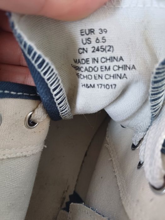 Кеди H&M 39 розмір (24.5 см)