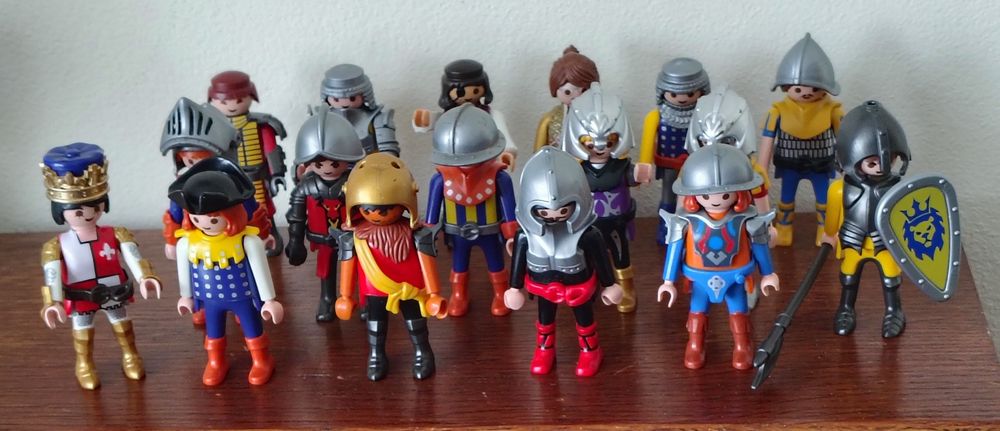 Playmobil Geobra 17 szt zestaw 1993- 2012r figurki