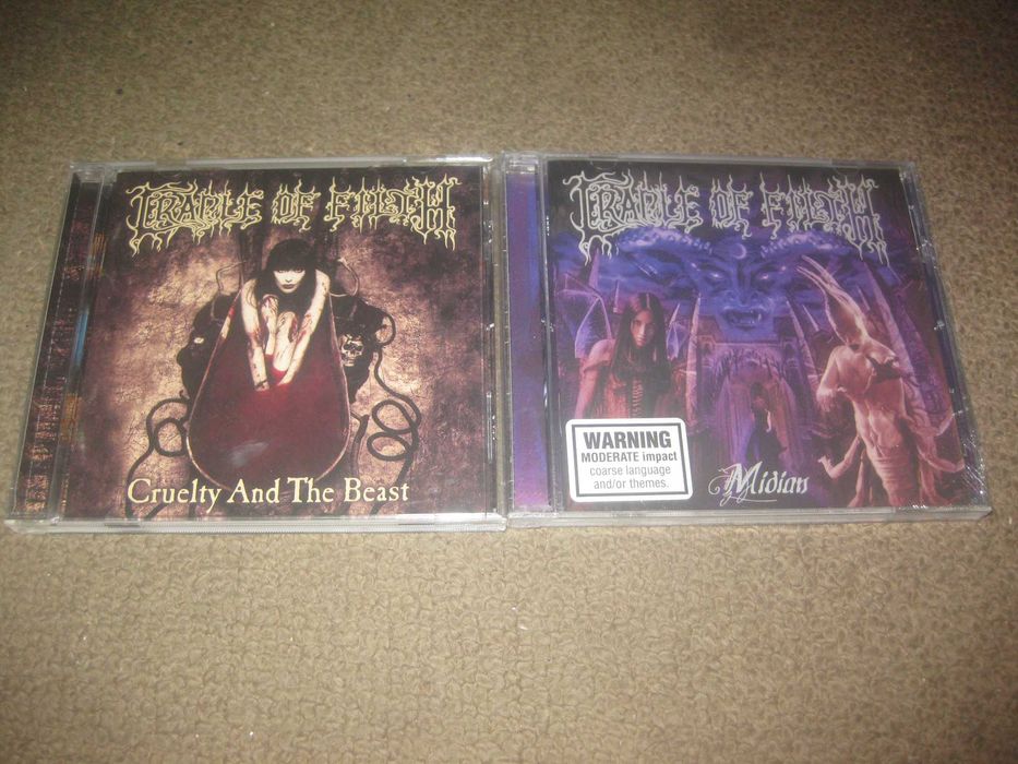 2 CDs dos "Cradle Of Filth"