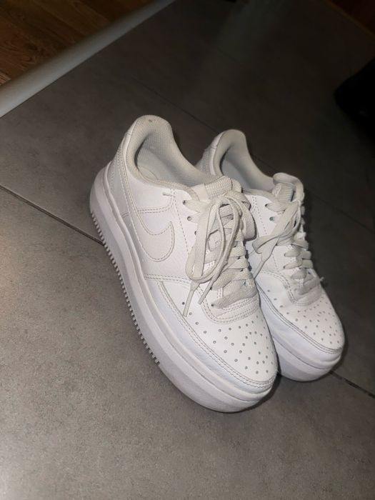 Buty sneakersy nike biale air force