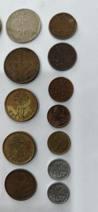 17 moedas coleção